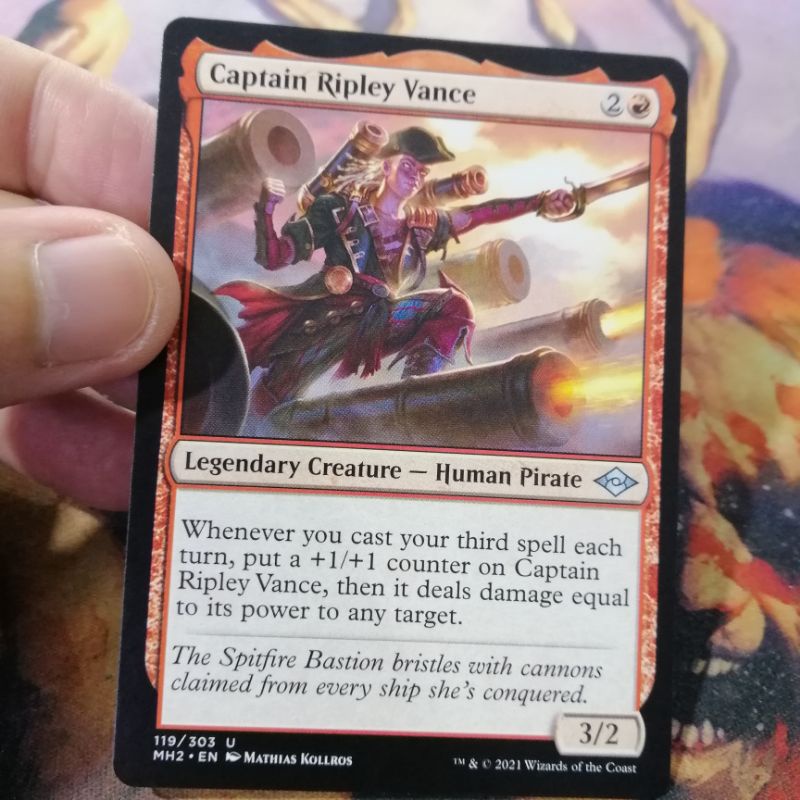 1 Captain ripley vance MH2 modern horizons 2 MTG card magic commander ...
