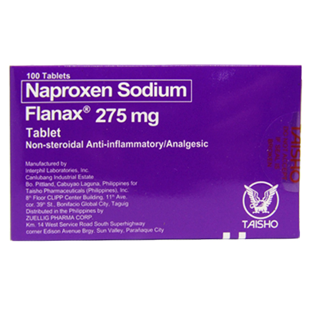 Flanax 275 mg Tablet 10s Shopee Philippines