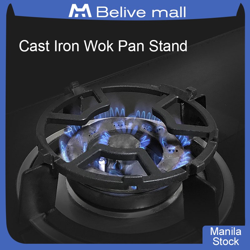 Cast Iron Wok Pan Support Wok Stand Rack Stand for Burner Gas Stove