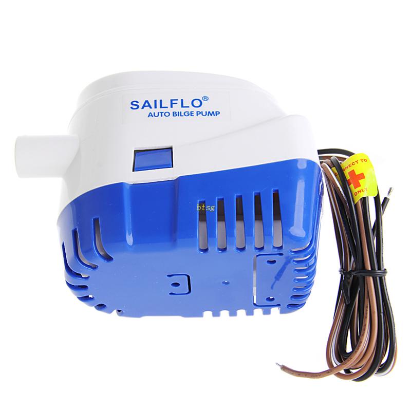 MAXZONE Automatic Submersible Boat Bilge Water Pump 12v 1100gph Auto With Float Switch Blue Automatic