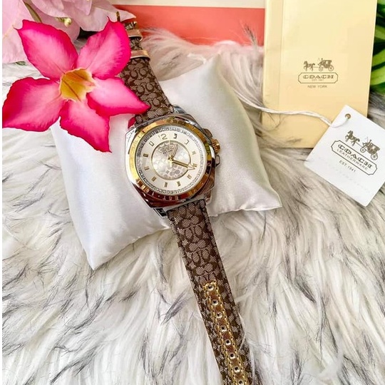 COACH Watch Authentic Coach Watch Leather Strap Shopee Philippines