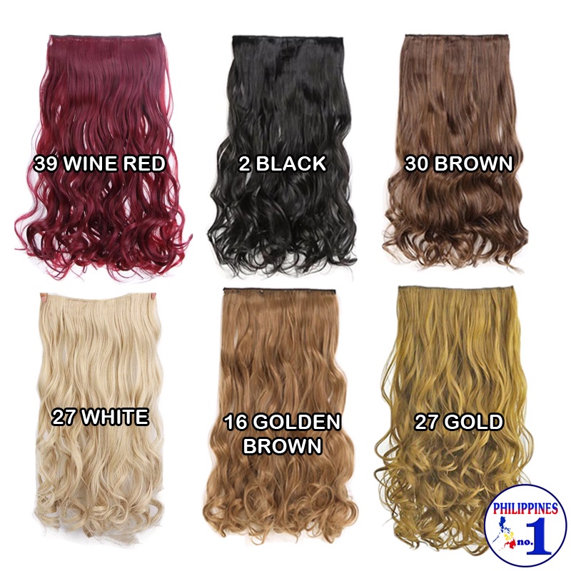 PHILIPPINES No.1 22 inch Long Curly Hair Wig Silk Breathable Extension For Women Accessories Shopee Philippines