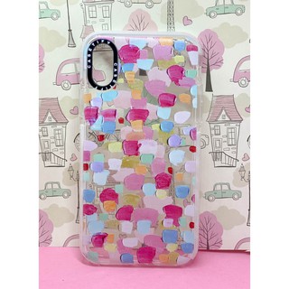 Magenta Confetti Casetify Design Case for iP12ProMax 12 12Pro