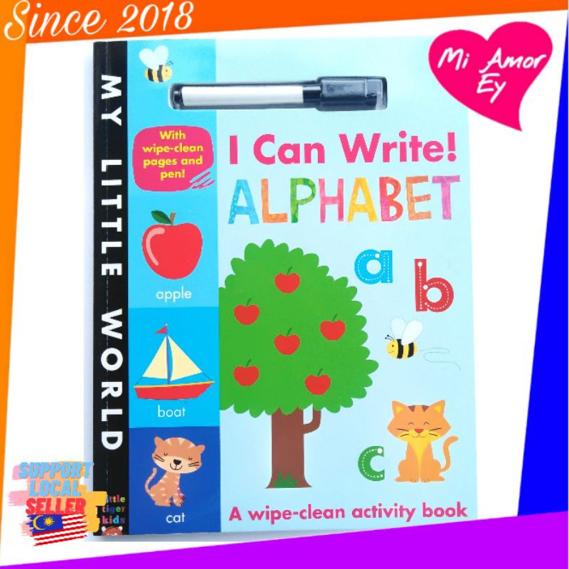 Wipe Clean Book - I Can Write! Alphabet | Shopee Philippines