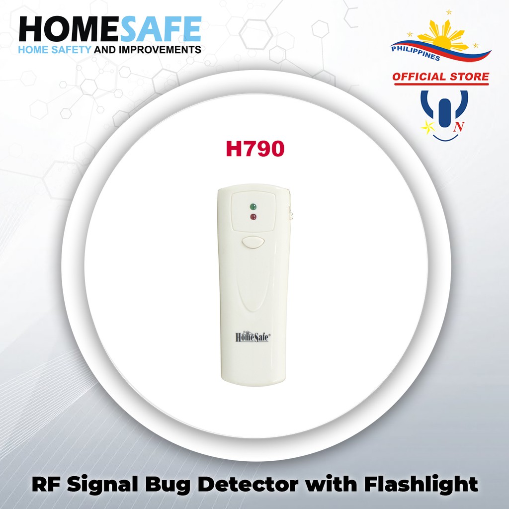 HomeSafe H-790 RF Signal Bug Detector with Flash Light H-790 | Shopee ...