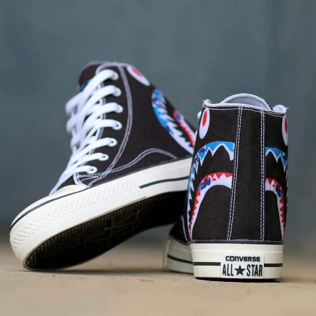 Converse bape shark deals