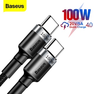 Baseus 100W USB C to USB Type C Cable For iPhone 15 MacBook Pro Quick  Charge 4.0 Fast Charging for Samsung Xiaomi mi 10