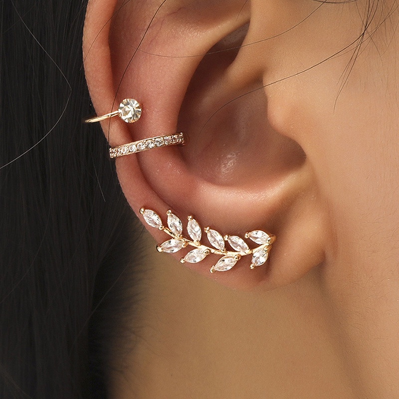 Bohemian NO Piercing Crystal Rhinestone Ear Cuff Wrap Stud Clip Earrings For Women Girl Trendy Earrings Jewelry Bijoux Shopee Philippines