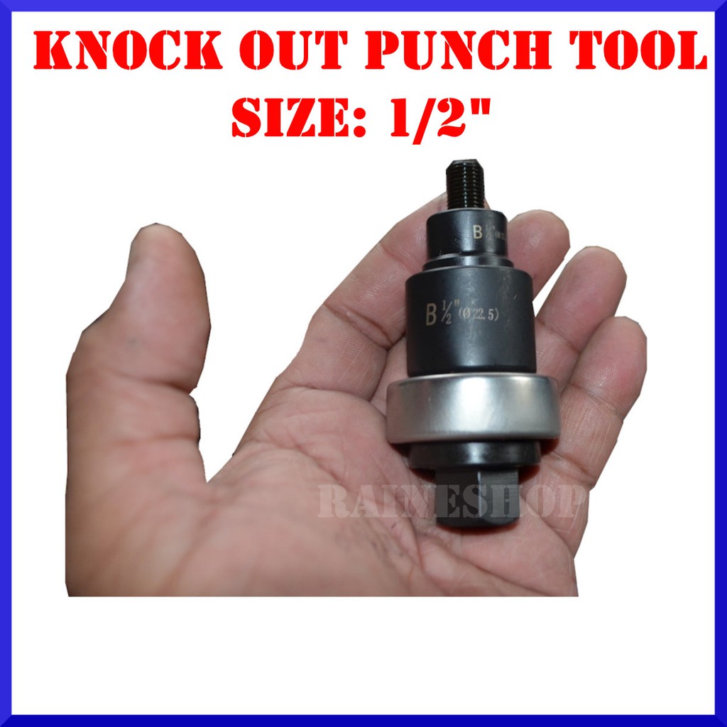 1/2" Knock Out Punch Tool Knockout Tool Shopee Philippines