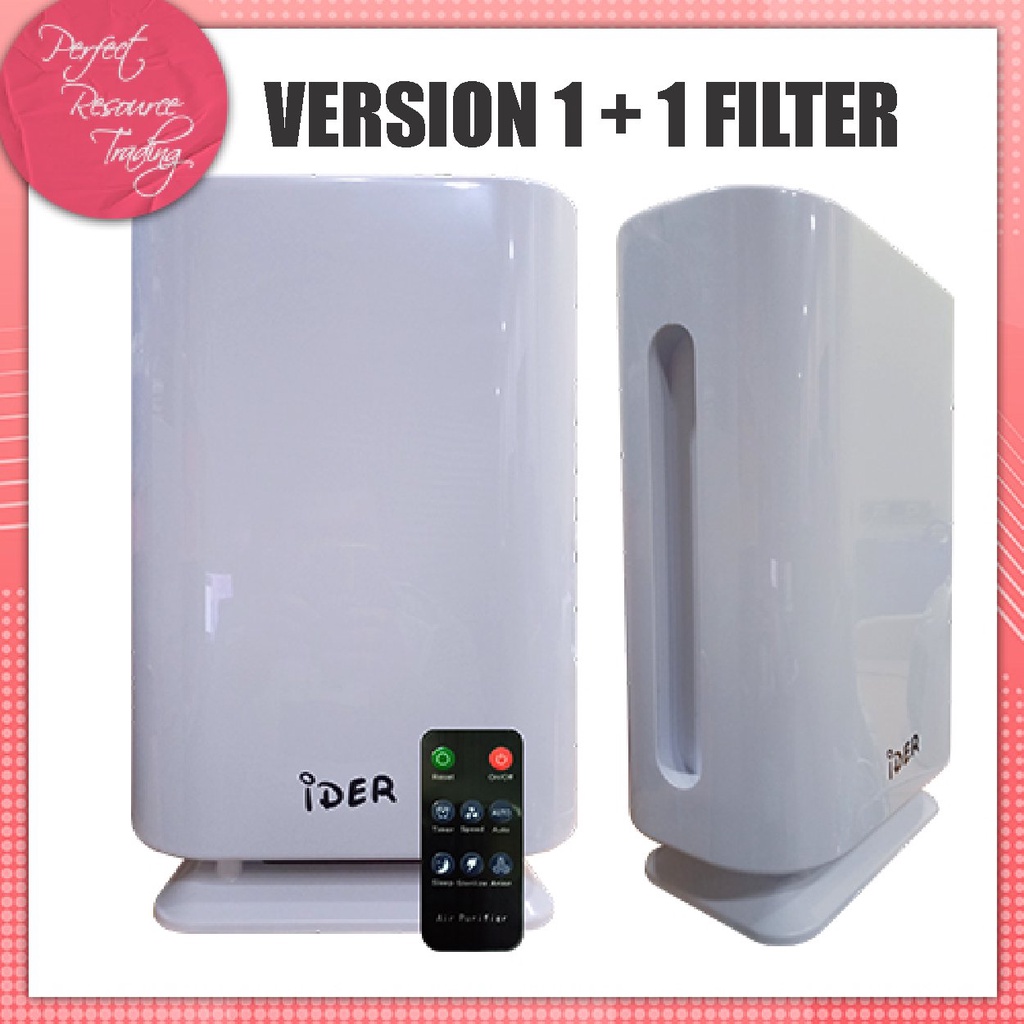 Ider Air Purifier 6 stages with UV light and HEPA filter, air purifier