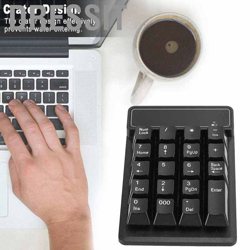 Dressit Bluetooth Number Pad Numpad Numeric Keypad 19Keys Keyboard For