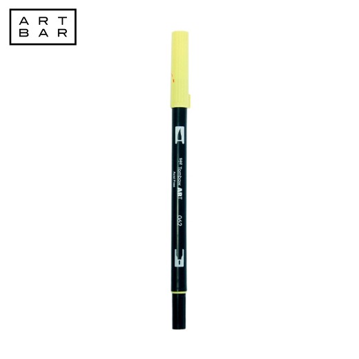 Tombow Dual Brush Pen Abt062 Pale Yellow - Art Bar PH | Shopee Philippines