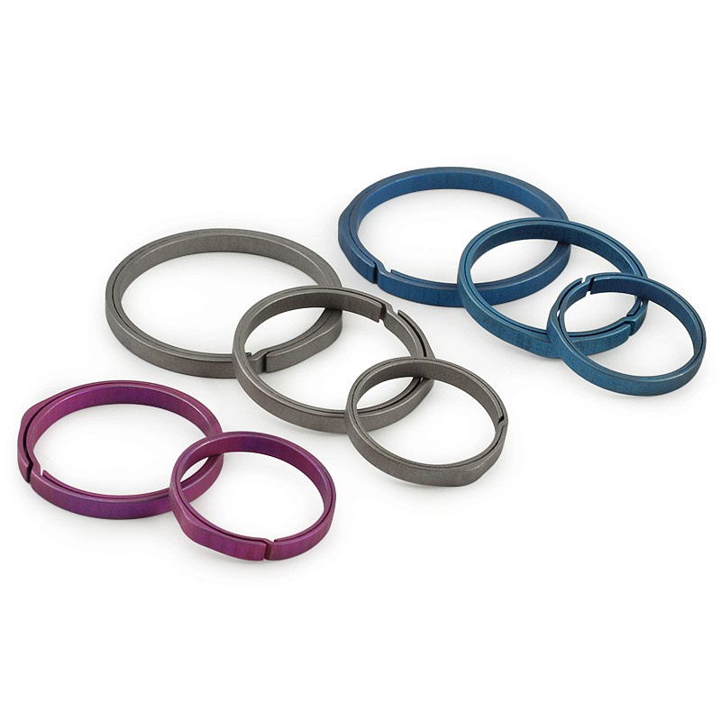 CNEDC 20mm/26mm/33mm Gray TC4 Titanium Alloy Key Ring EDC Outdoor Small ...