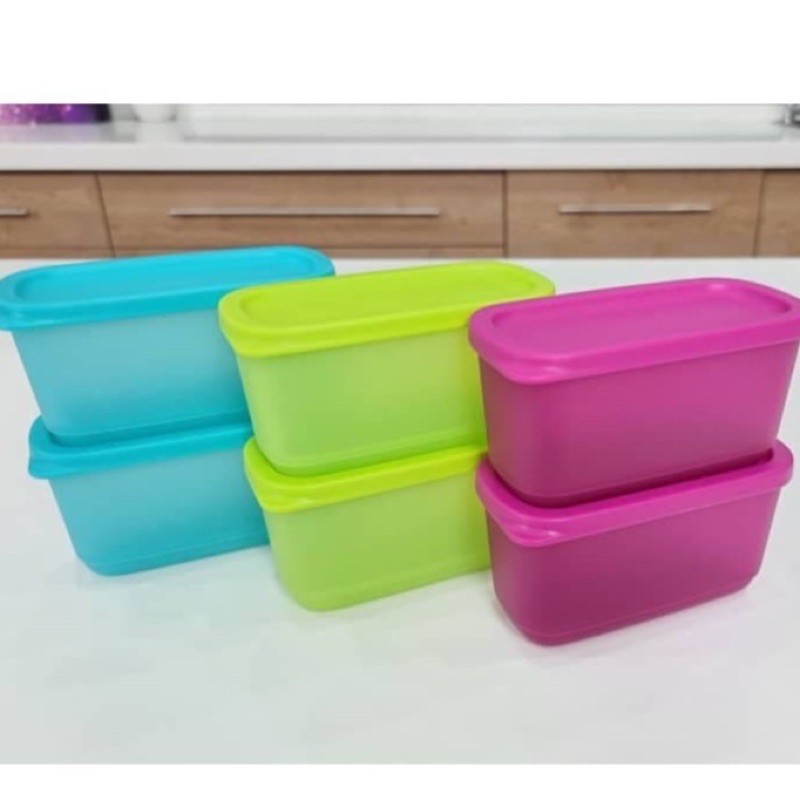 Tupperware Cubix mini rectangular (2pcs) | Shopee Philippines