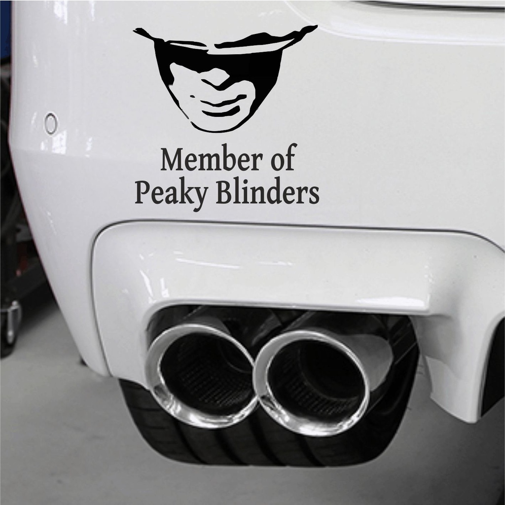 Peaky Blinders Member Car Decal Vinyl Sticker Window / Bumper | Shopee ...