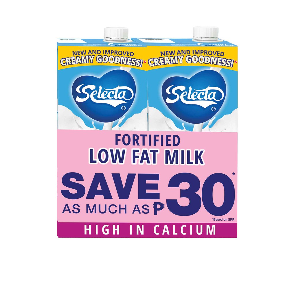 selecta-fortified-low-fat-milk-1l-set-of-2-shopee-philippines