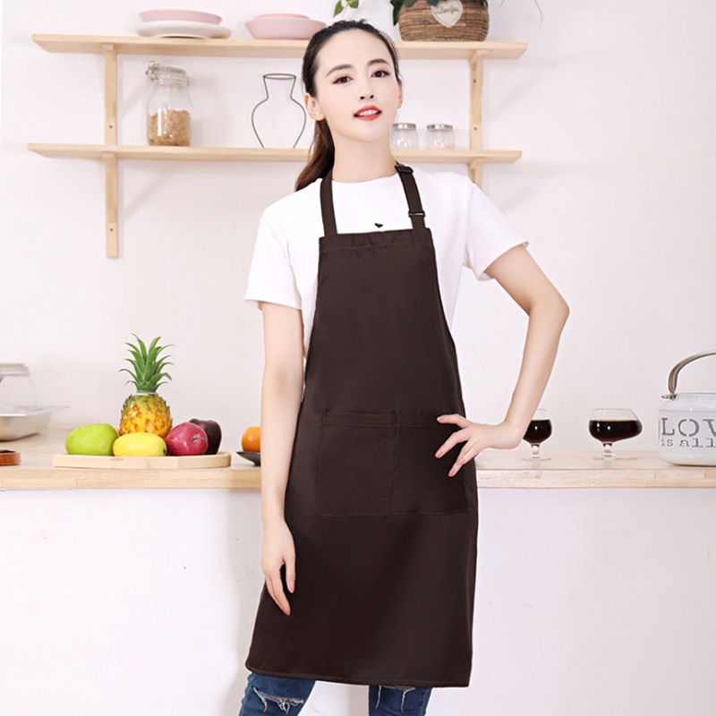 Cheap Aprons Adjustable Men and Women Fruit Shop Aprons Milk Cafe