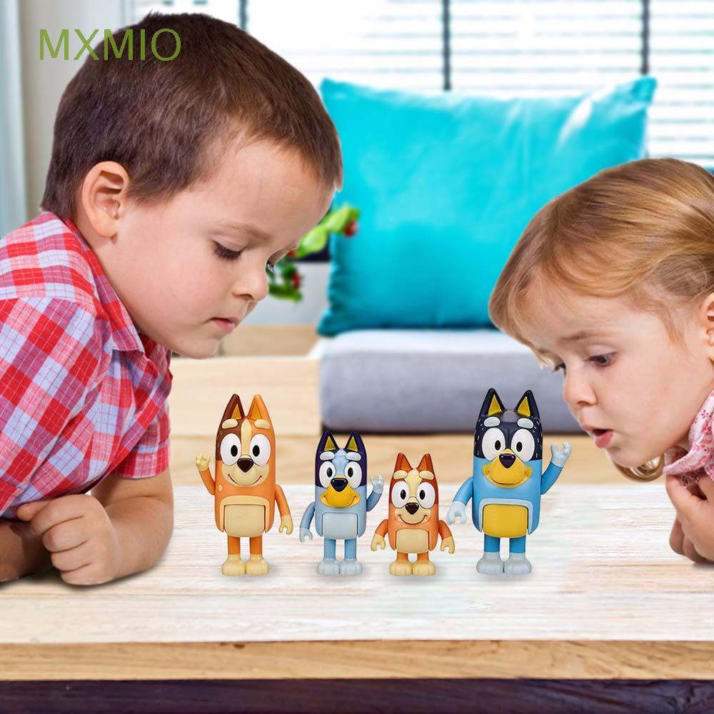 MXMIO Cute Cartoon Dolls Education toys Bluey Family Figure Toys Bluey