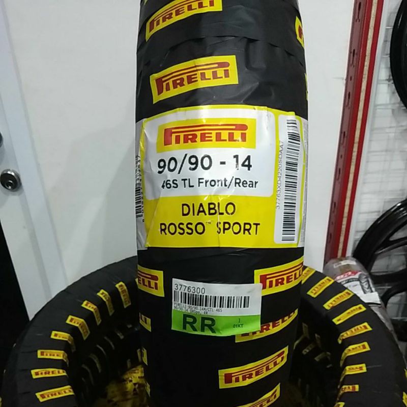 Pirelli Motorcycle Tires Diablo Rosso Sport 90/8014 And 90/9014 Free