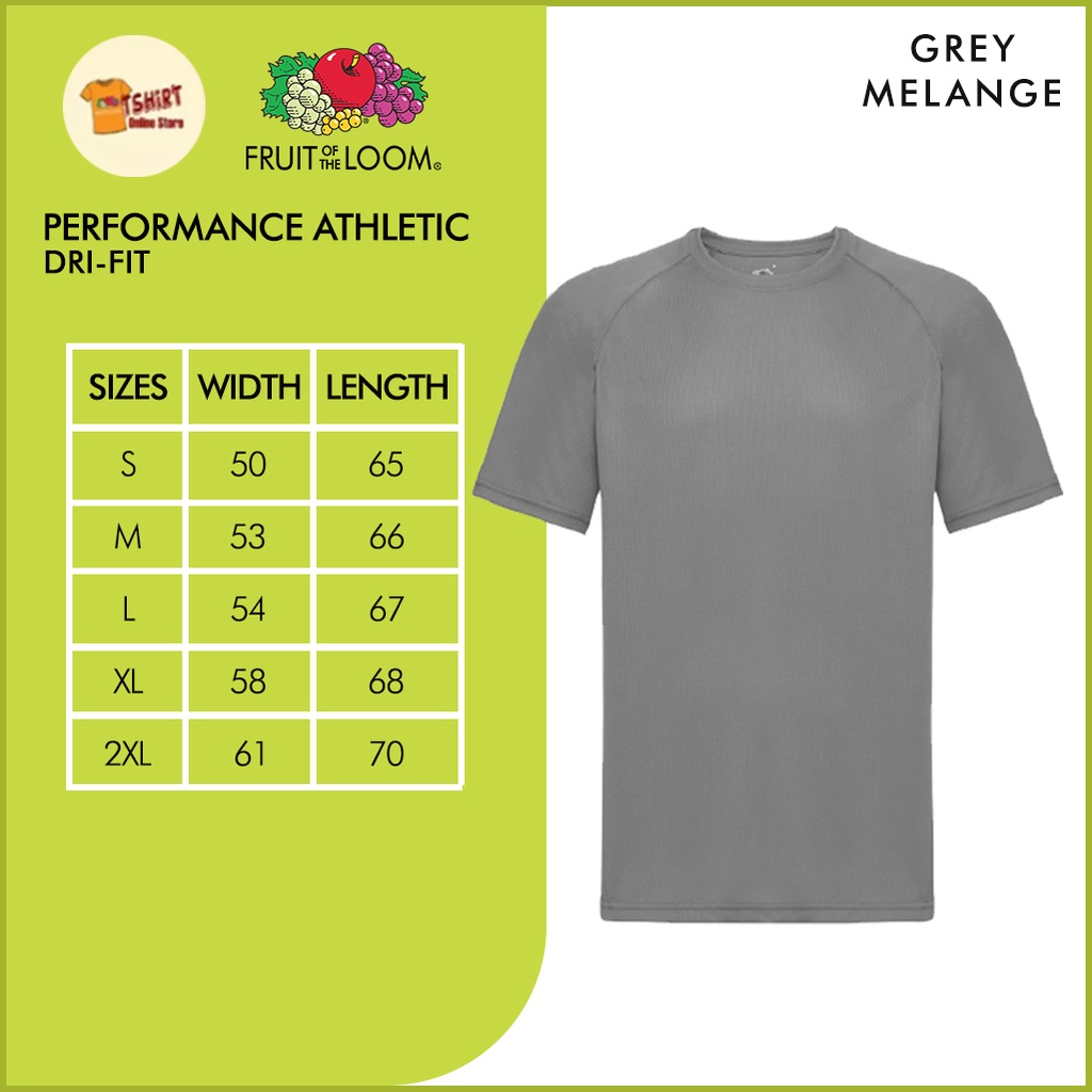 Fruit of the cheap loom sweatshirt size chart