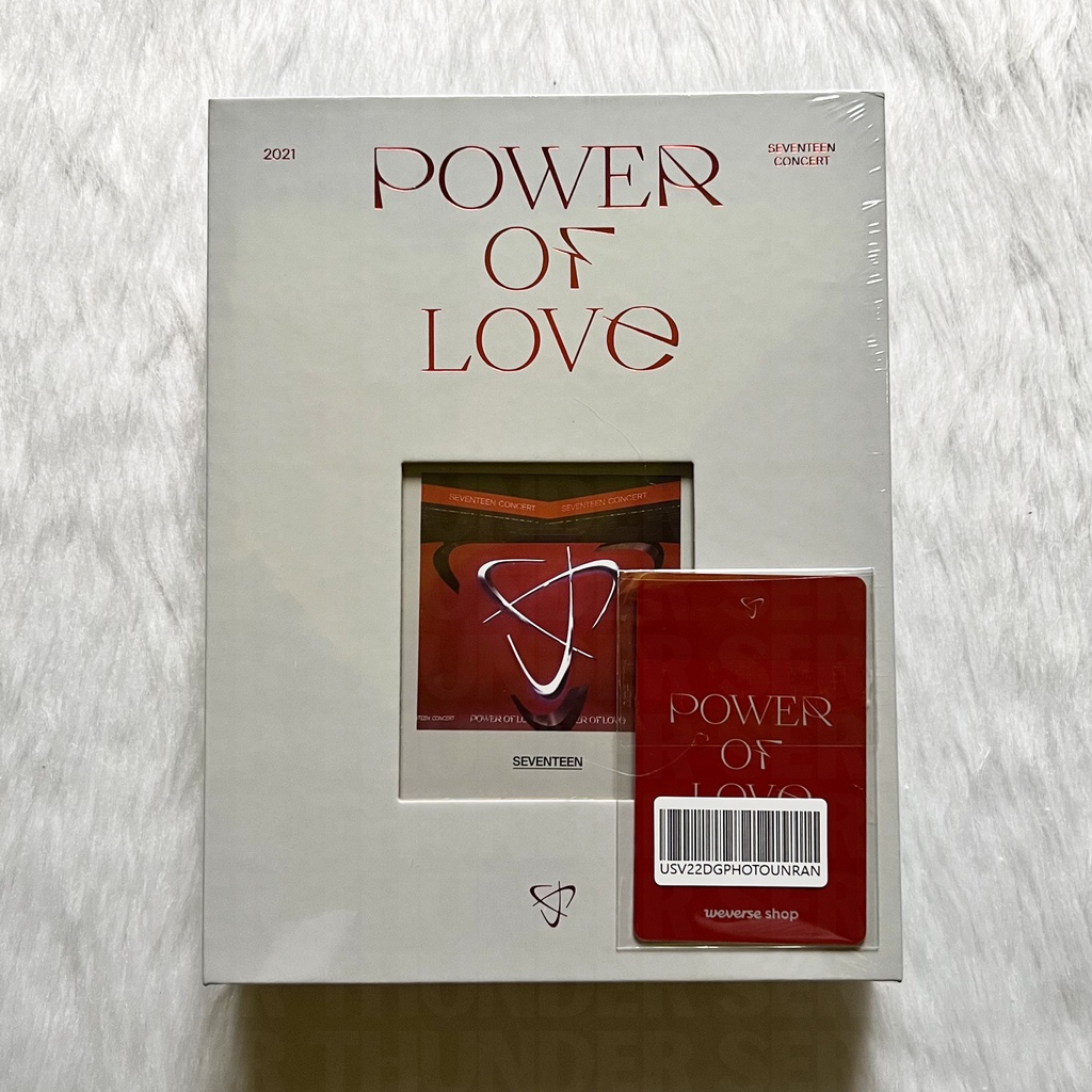 SEVENTEEN power of love Blu-ray SEVENTEEN Power of Love DVD