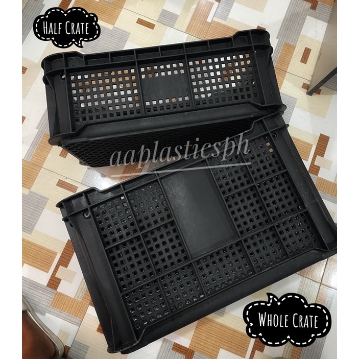 Plastic Crates / Fruit Crates / Half Crate / Whole Crate Shopee