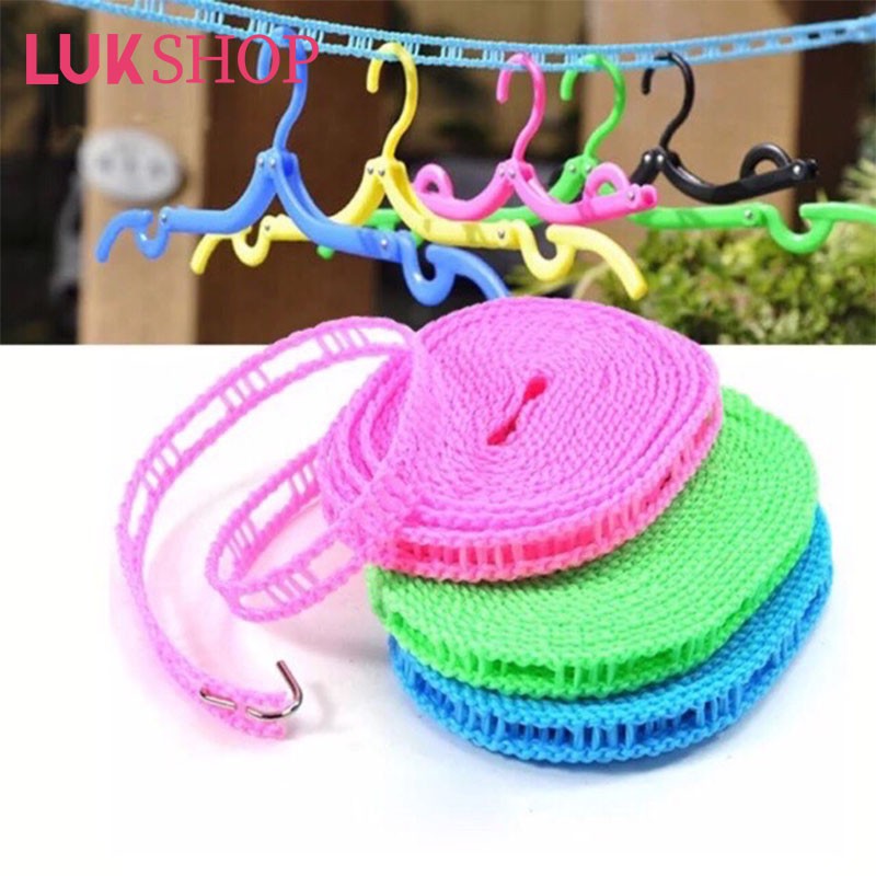 LUK Hanging Clothes String Hanger Stop Rope 5meters Shopee Philippines