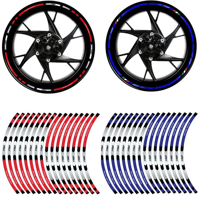 17inch 18 inch reflective rim sticker for motorcycle wheel decals