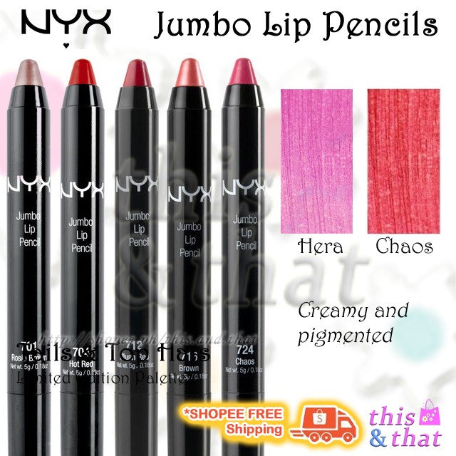 nyx jumbo lip pencil chaos