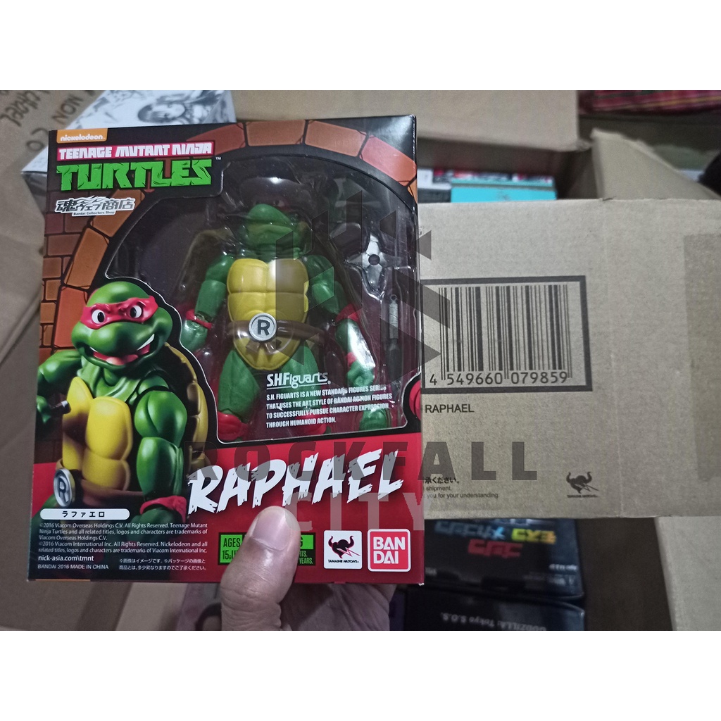 Figurine TMNT Raphael - Bandai S.H.Figuarts - Tortues Ninja - Occasion
