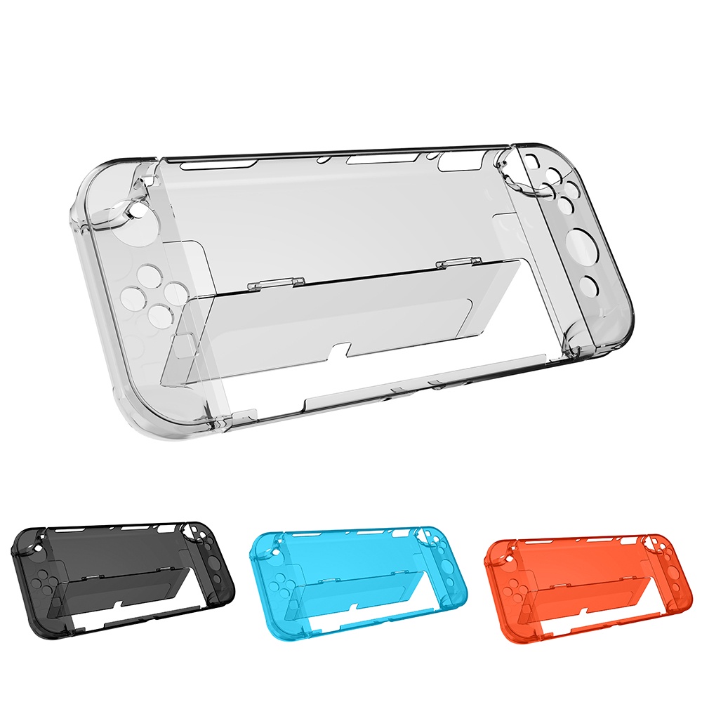 for Nintendo Switch OLED Crystal Transparent Clear PC Hard Case ...