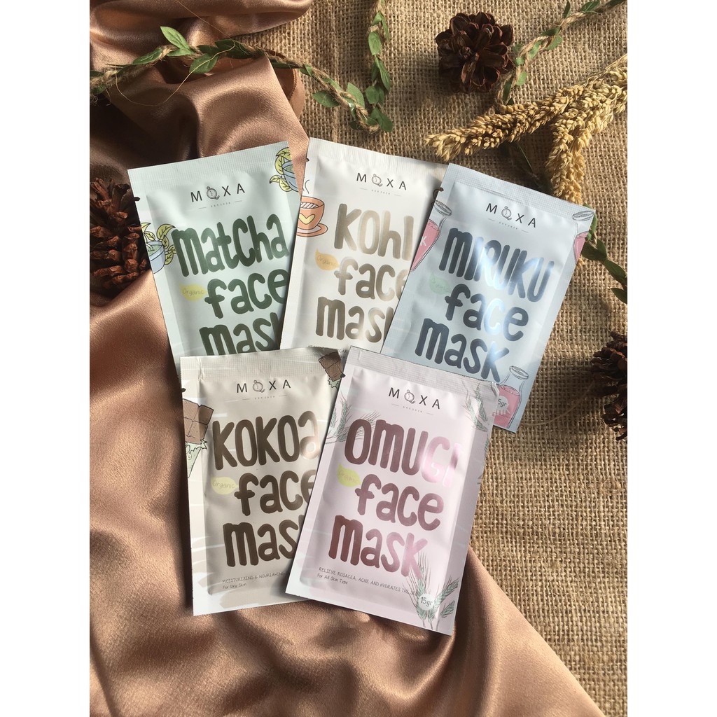 (Vip) PREMIUM FACE Mask by MOXA (Wash Off Mask) | Shopee Philippines