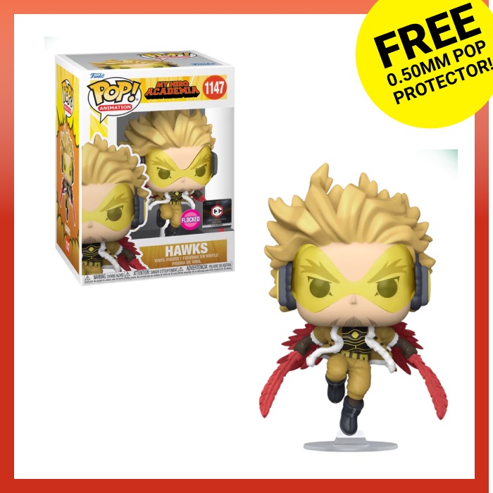 Funko Pop! Animation: My Hero Academia - Hawks (Flocked) #1147 Chalice –  TOY TOKYO