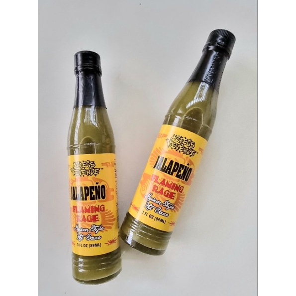 Aztecs Revenge Jalapeño Flaming Rage Mexican Style Hot Spicy Sauce