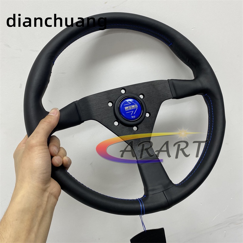 MOMO steering wheel RED stitch red horn V2 monte carlo dead match ...