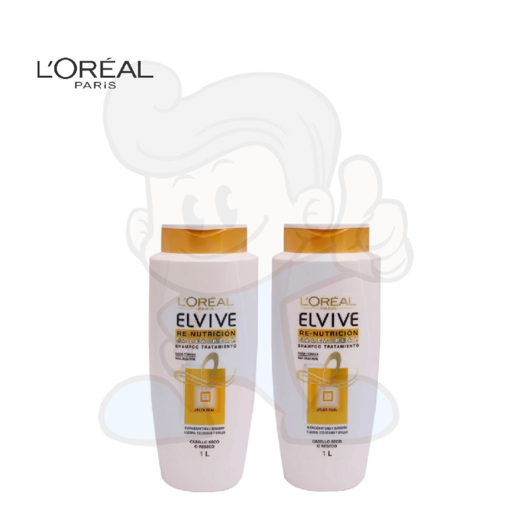 L'Oreal Paris Elvive Re Nutricion Royal Jelly Shampoo Treatment (2 x 1L) Shopee Philippines