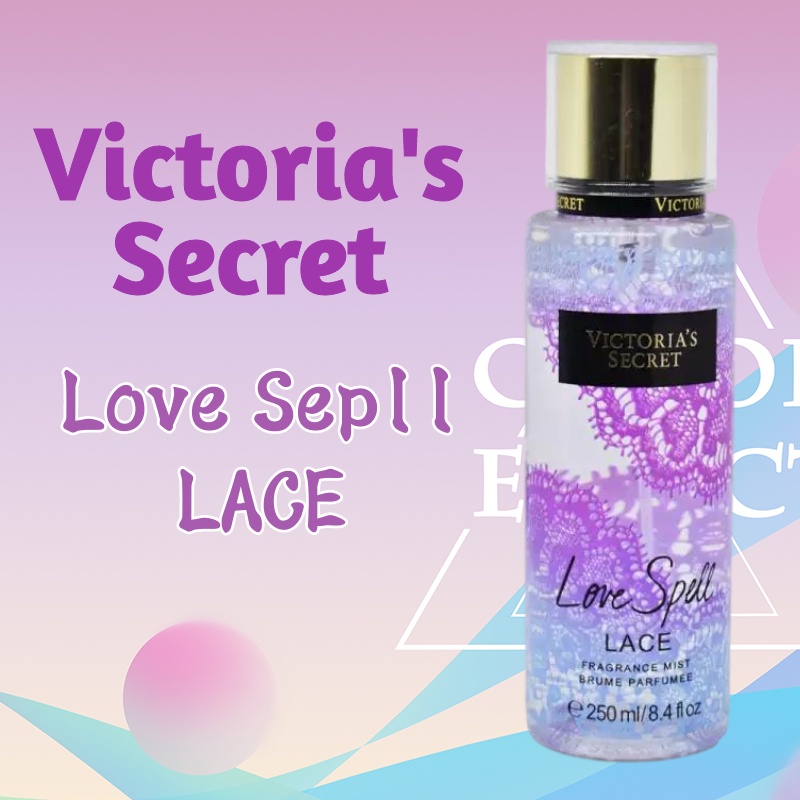 Victoria's Secret VS Love Spell LACE Fragrance Mist Authentic Perfume ...
