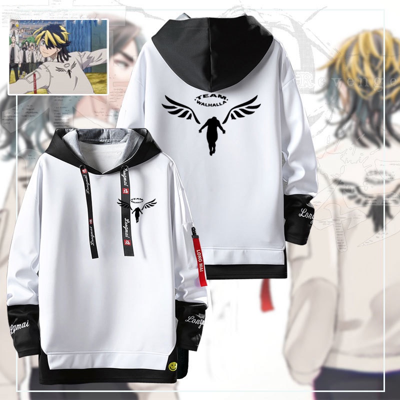 Anime Tokyo Revengers Hoodie Manjiro Sano Hanemiya Kazutora Cosplay Costume  Valhalla Tokyo Manji Gang Hooded Sweater Autumn | Shopee Philippines