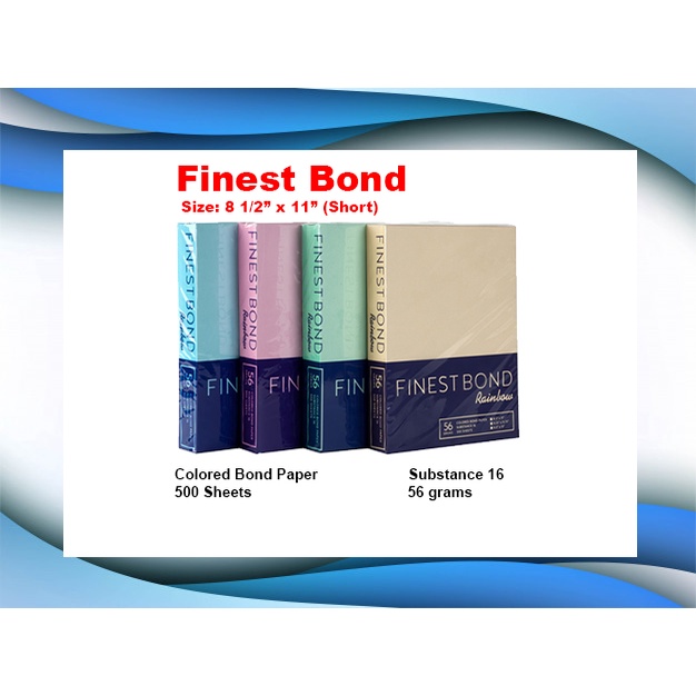 Colored Bond Paper 56gsm | Shopee Philippines