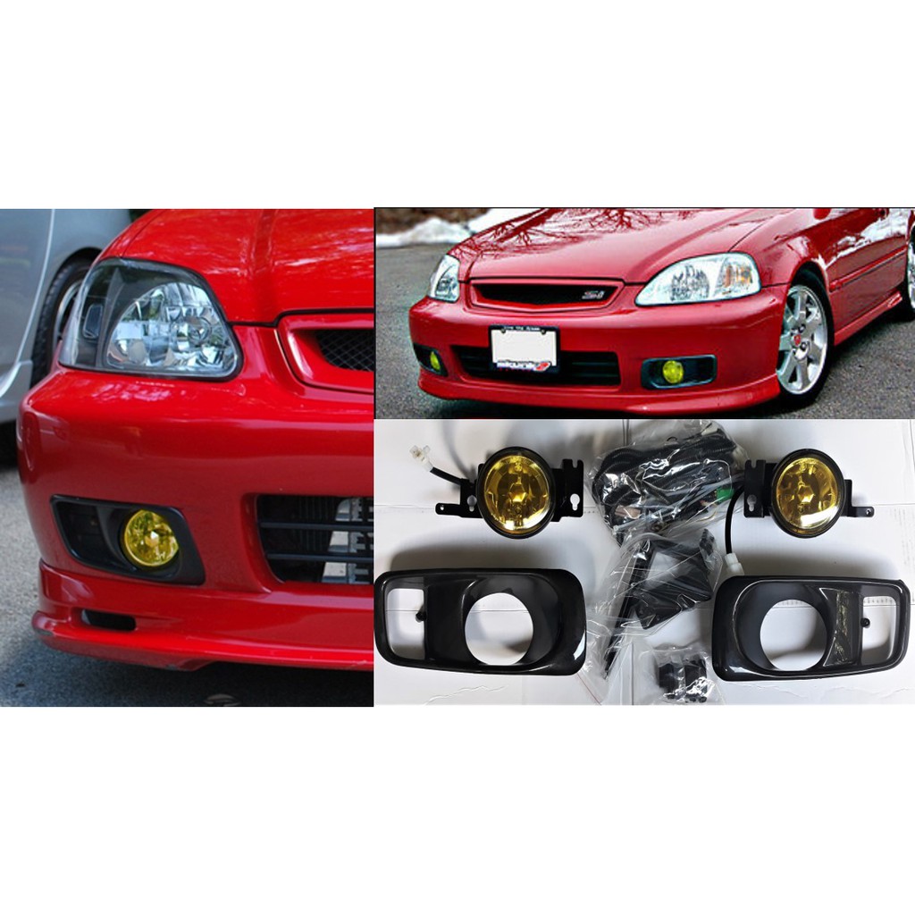 HONDA CIVIC FOG LAMPS Year 19992000 Models ( YELLOW ) Honda EK SIR
