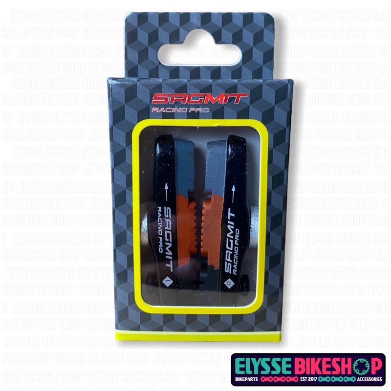 Sagmit Bicycle Alloy Racing Pro Pads Brake Shoe Roadbike | Shopee ...