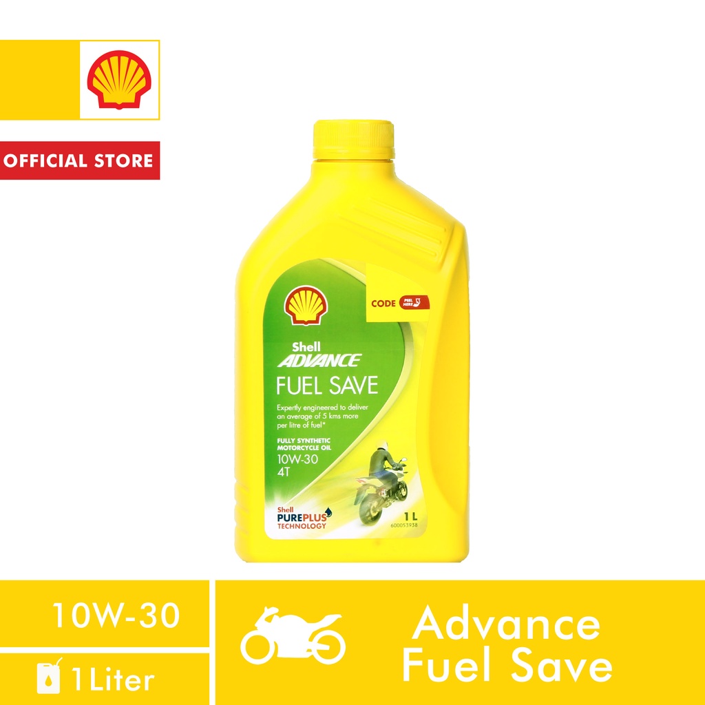 Shell Advance Fuel Save 10W30 (1Liter) Motor Fully Synthetic