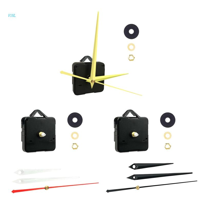 Vonl Silent Quartz Clock Movement Long & Short Shaft Clock Mechanism ...