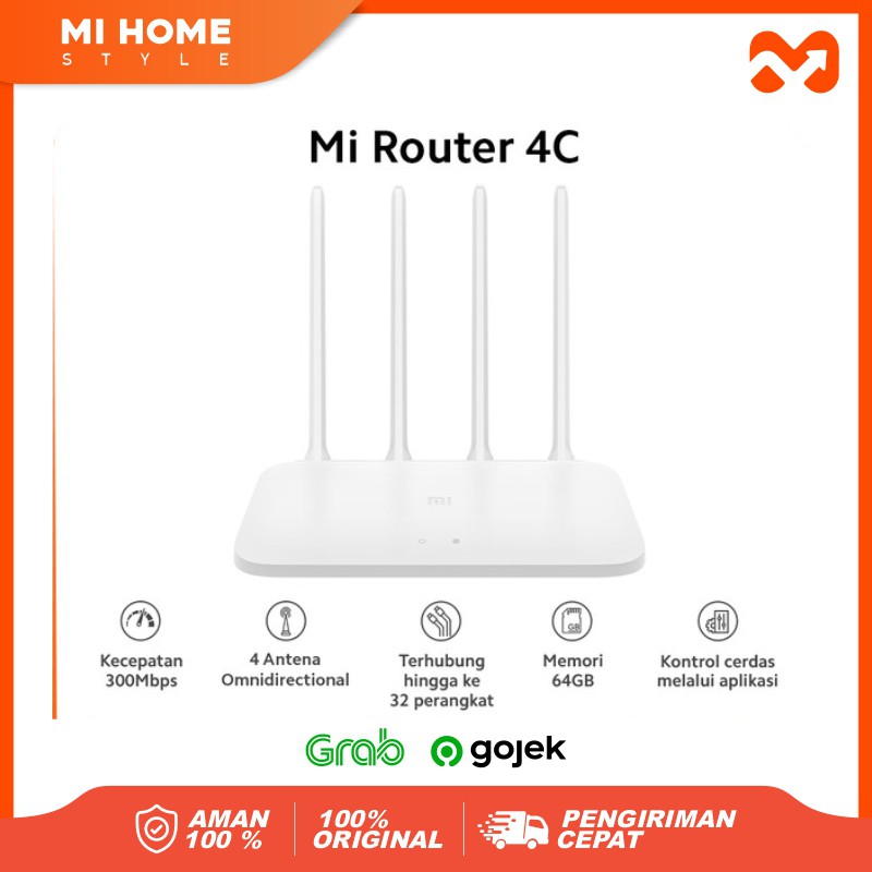 Xiaomi Mi Router wifi 4C 4 Omnidirectional Antenna 64 MB Memory ...
