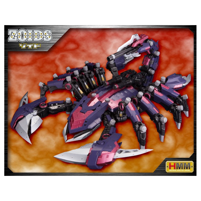 HMM ZOIDS 1/72 Death Stinger Plastic Model Kit - 45cm Long Detailed EZ-036 Model With Poseable Parts