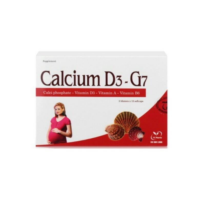 Calcium D3 G7 supplement tablets (box of 75 tablets) | Shopee Philippines