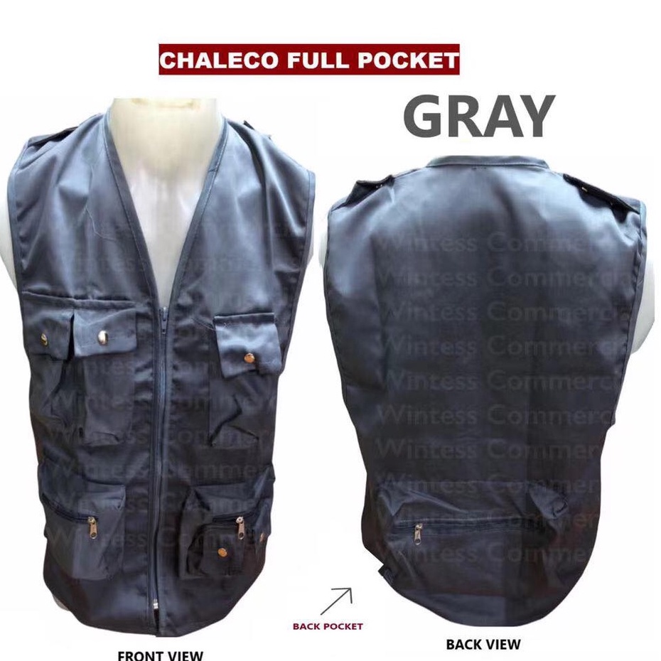 【Ready Stock】 Vest Chaleco Full pocket Barangay Tanod Toda Election ...