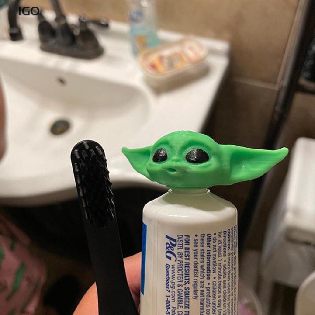 IGO Baby Yoda Toothpaste Topper Cap The Mandalorian Yoda Toothpaste