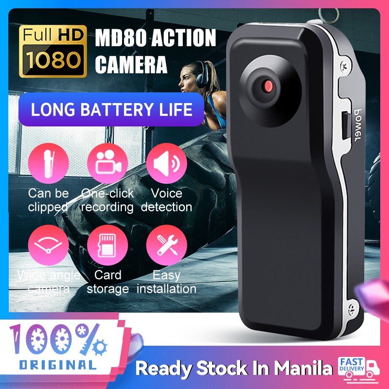 Caseme MD80 Sports Camera Outdoor 2.0 inch Full HD 4K Wireless WIFI