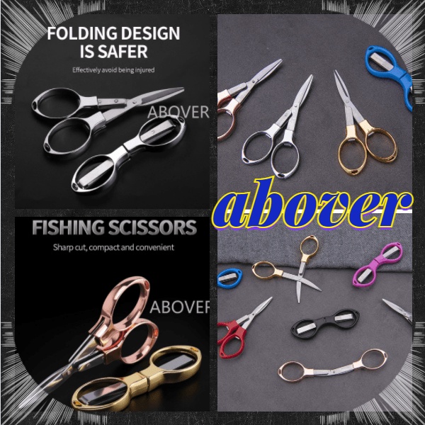 Fishing Scissors Line Cutter Stainless Steel Mini Foldable Scissors Tool
